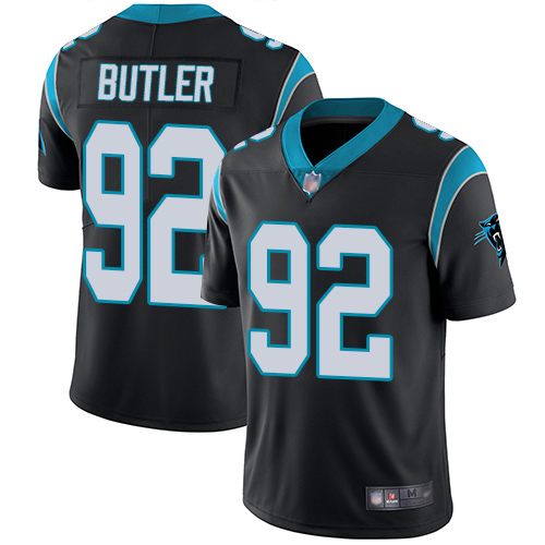 Carolina Panthers Limited Black Men Vernon Butler Home Jersey NFL Football #92 Vapor Untouchable->carolina panthers->NFL Jersey